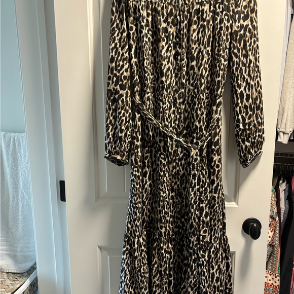 Banana Republic Mobwife cheetah print dress M - Picture 4 of 8